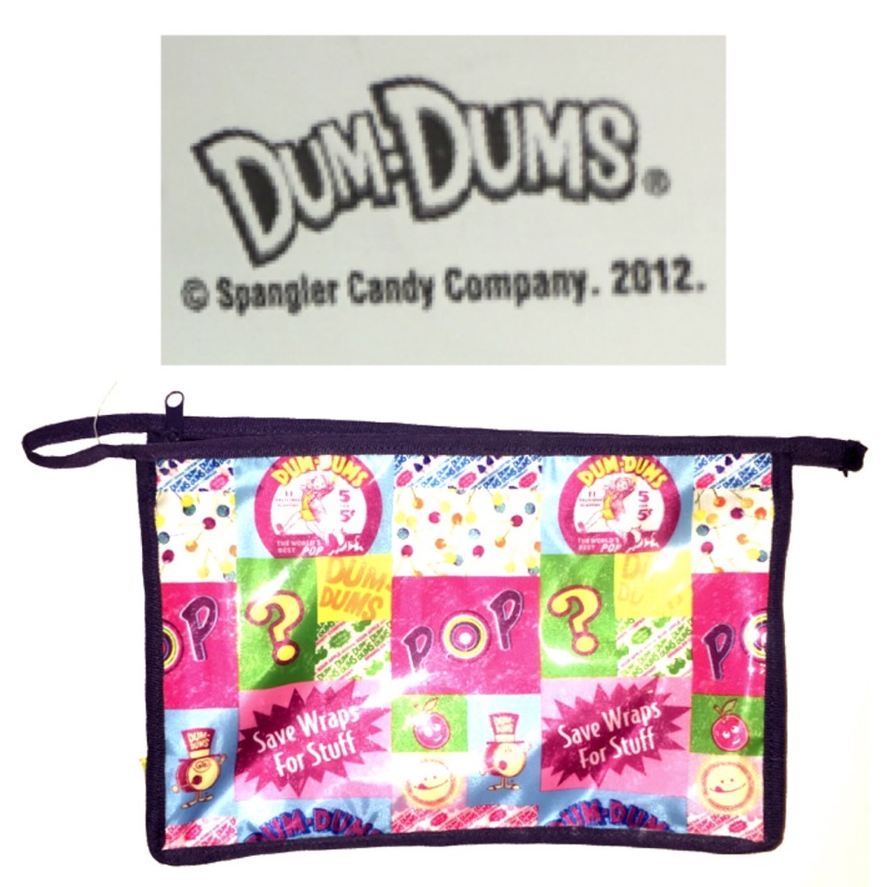 3-$10 Dum Dums Cosmetic Trinket Makeup Travel Pouch Bag